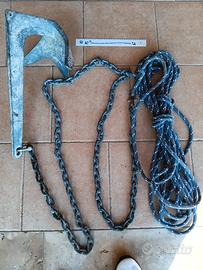 Kit catena ancora Bruce 7,5 kg