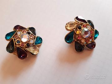 orecchini alta bigiotteria anni 80 