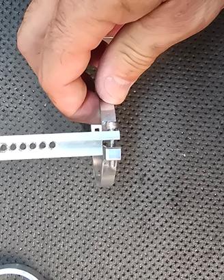 collari in alluminio per telemetria