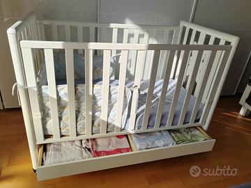 Culla neonato con materasso - Tutto per i bambini In vendita a