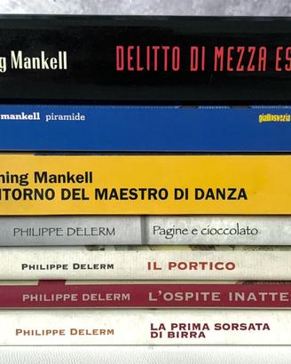 Libri di Philippe Delerm e Henning Mankell