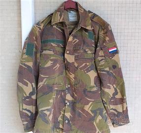 Giacca pantaloni mimetici olandesi DPM del 1990