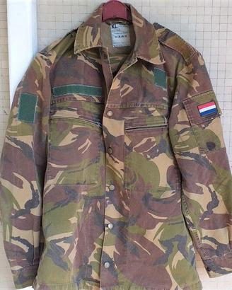 Giacca pantaloni mimetici olandesi DPM del 1990