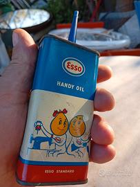 Piccola lattina vintage Della società Esso 