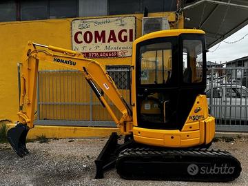 Miniescavatore komatsu pc 30 mrx girosagoma