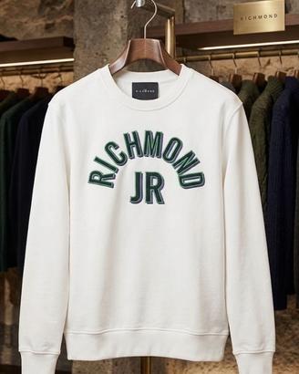 Felpa John Richmond JR Originale L Bianca