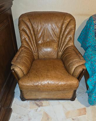 Divano e poltrone in pelle