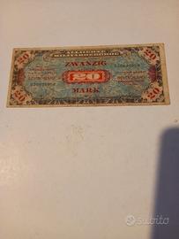 Banconota tedesca 20 Zwanzig Mark 1944