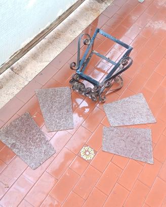 LAMPIONE GRANDE IN FERRO BATTUTO