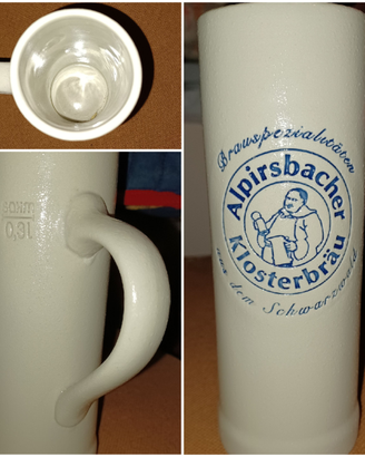 Boccale in ceramica, nuovo, Alpirsbacher