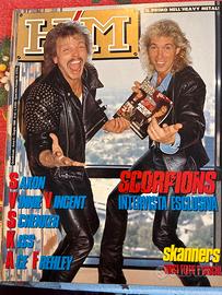 H/M Heavy Metal rivista n.42 del  1988 con adesivi