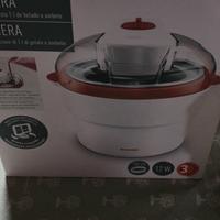 gelatiera per gelati e sorbetti con manuale
