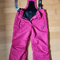 pantaloni sci 8 anni