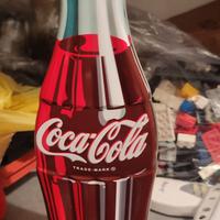 barattolo latta a forma di bottiglia coca cola 