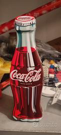 barattolo latta a forma di bottiglia coca cola 
