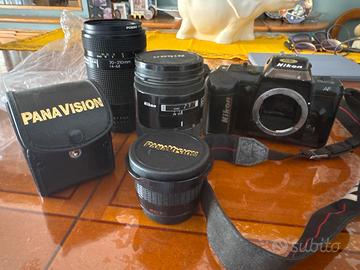 Nikon f401 con obiettivi