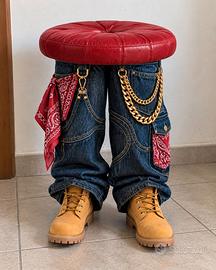 Sgabello Gangster Hip Hop Stile Tupac Pouf