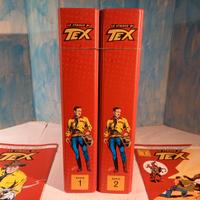 Fumetti TEX strisce anastatica su raccoglitori