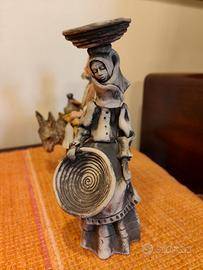 Due statuine Arte Sarda 