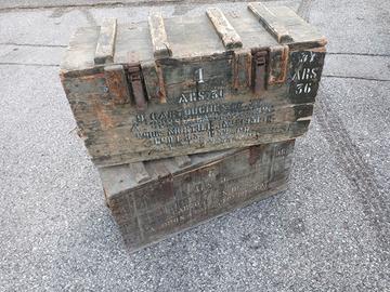 Casse munizioni artiglieria francesi WW2 - 2GM