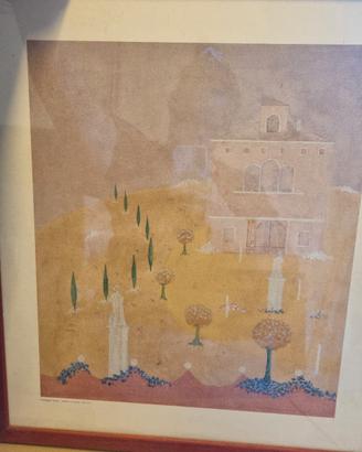 quadro stampa d'arte "paesaggio Veneto " con cor