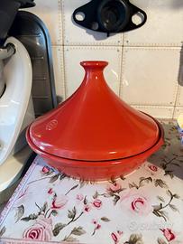 Tajine Hemilé Henry 32 cm ceramica flame rosso gra