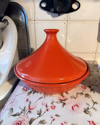 Tajine Hemilé Henry 32 cm ceramica flame rosso gra