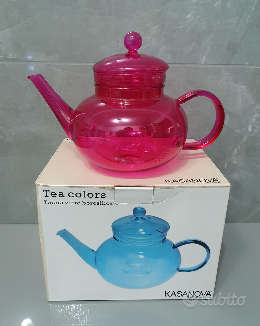 Teiera In Vetro Borosilicato 1.8L Kasanni - Resistente A Calore E Freddo Con Filtro E Coperchio In Legno - Foto 11
