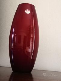 vaso vintage Murano vetro soffiato H 25 cm