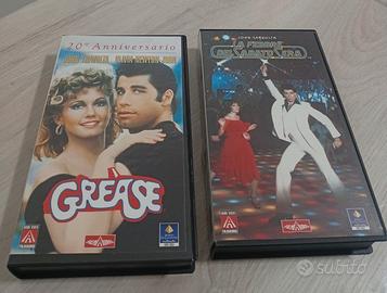 VHS rare 'Grease' e 'La Febbre del Sabato Sera'