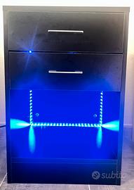 Comodino con led
