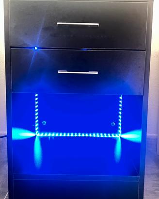 Comodino con led