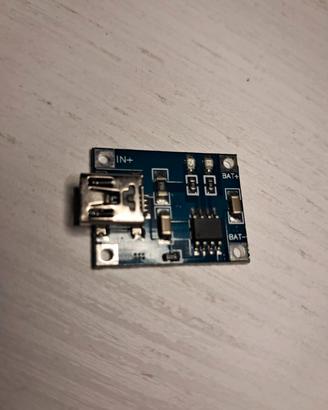 modulo caricabatterie per batterie al litio