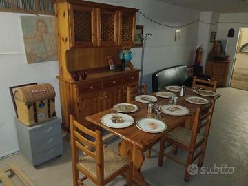 Sala completa rustica