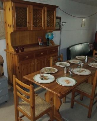 Sala completa rustica