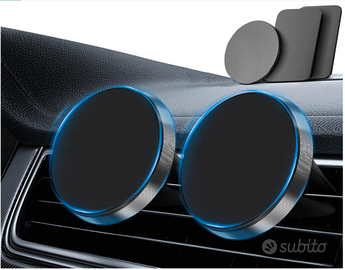 2 supporti Cellulare auto Magnetico e A molla