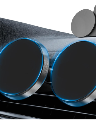 2 supporti Cellulare auto Magnetico e A molla