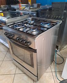 cucina a gas 4 fuochi ARISTON in acciaio inox