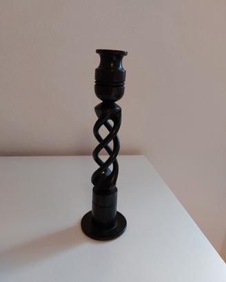 Portacandele in legno 