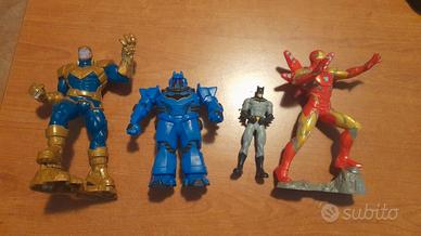 Lotto Action Figures Supereroi Marvel e DC