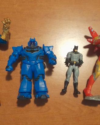 Lotto Action Figures Supereroi Marvel e DC