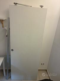 Porta scorrevole con binario