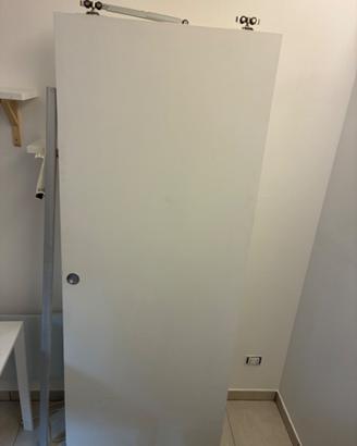 Porta scorrevole con binario
