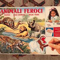 Timbrini  ANIMALI FEROCI MULTIPRINT gioco anni ‘90