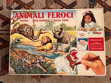 Timbrini  ANIMALI FEROCI MULTIPRINT gioco anni ‘90