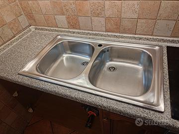 Lavandino cucina acciao inox