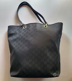 Borsa Gucci secchiello in tela