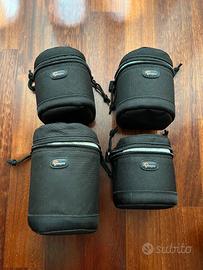 Custodie obiettivi Lowepro 7x8 e 7x12cm
