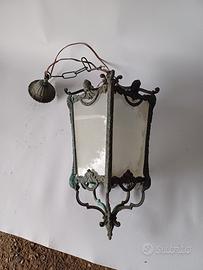 lampadario in ottone 