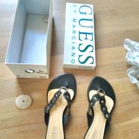 Guess sandali pelle nera tg 37